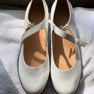 Urban Outfitters White Mary Jane Flats